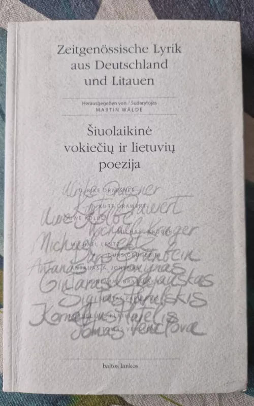 Šiuolaikinė vokiečių ir lietuvių poezija - Autorių Kolektyvas, knyga 2