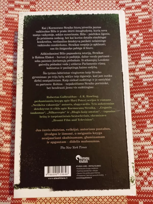 Baltoji mirtis: (romanas) - Robert Galbraith, knyga 3