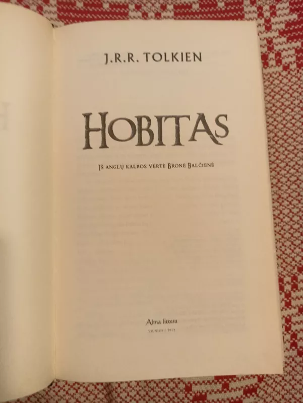 Hobitas - J. R. R. Tolkien, knyga 5
