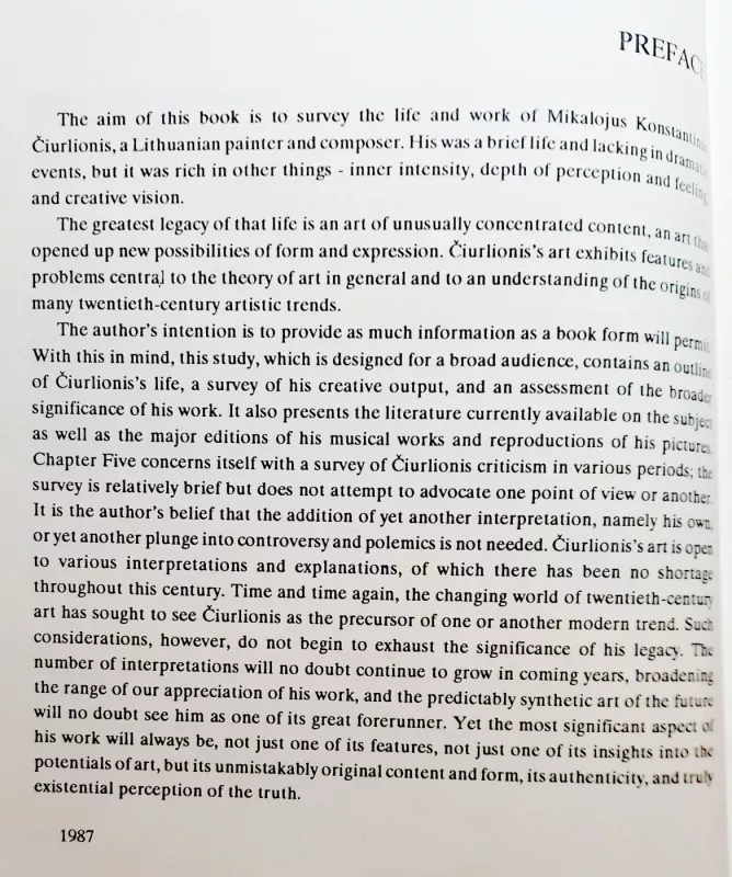 M.K. Čiurlionis. Time and Content - Vytautas Landsbergis, knyga 4