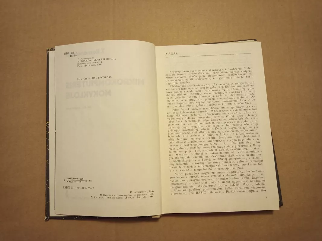 Mikrokompiuteris mokykloje - T. Romanovskis, knyga 3