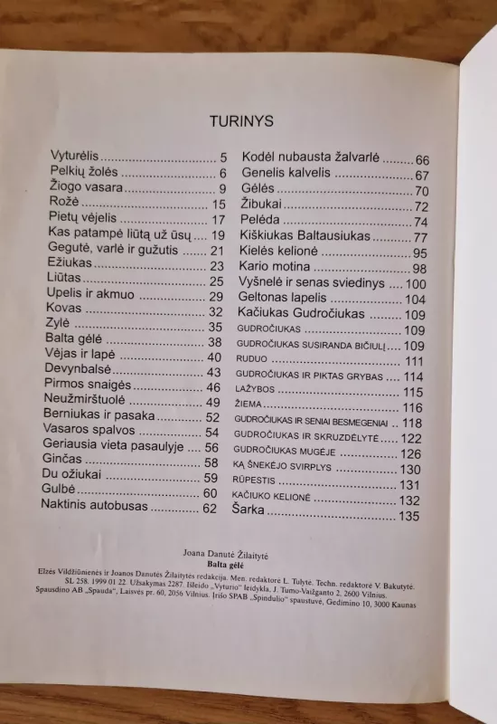 Balta gėlė - Joana Danutė Žilaitytė, knyga 4