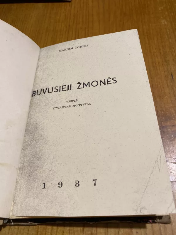 Buvusieji žmonės - Maksimas Gorkis, knyga 3