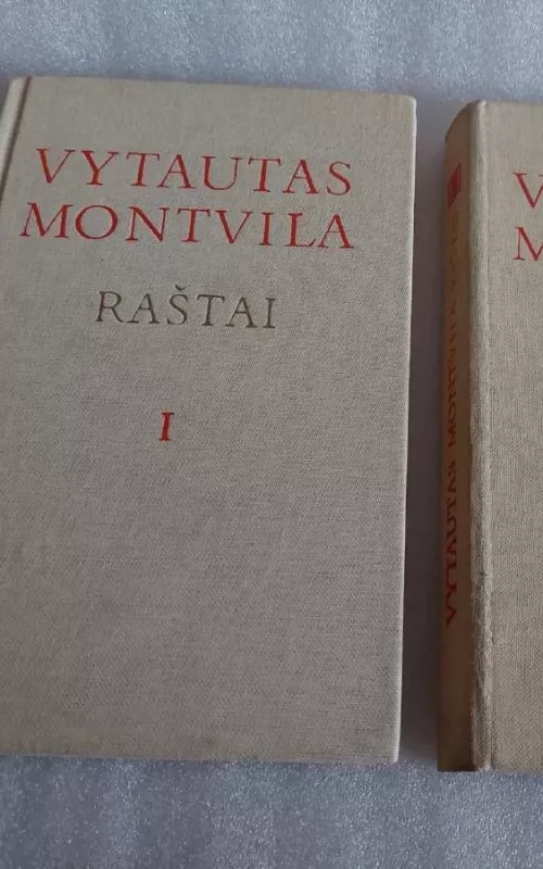 Raštai (2 tomai) - Vytautas Montvila, knyga
