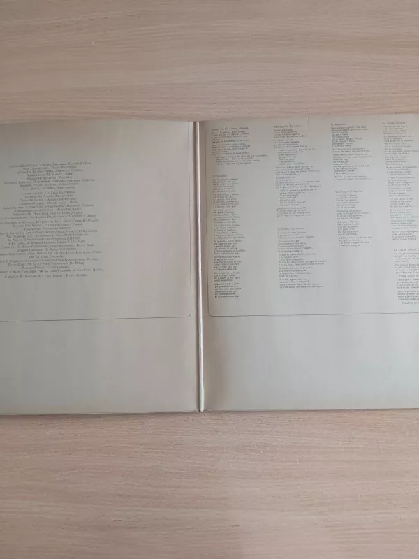 La pulce dacqua - Angelo Branduardi, plokštelė 3