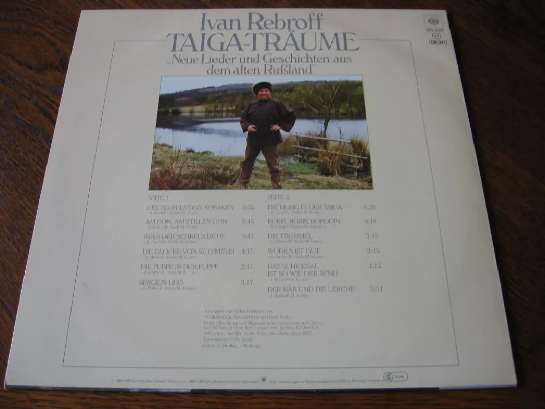 Ivan Rebroff - Taigatraume Taigatraume, plokštelė 3