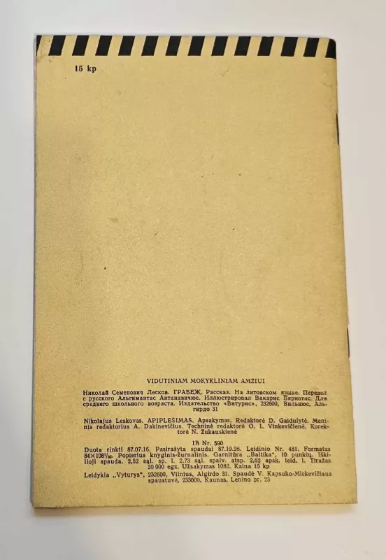 Apiplėšimas - Nikolajus Leskovas, knyga 5