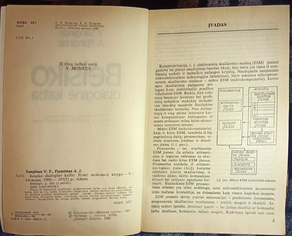 Beisiko dialoginė kalba - V. Šanginas, A.  Pjanzinas, knyga 3