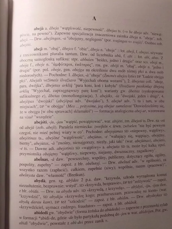 Lietuvių kalbos etimologinis žodynas - Wojciech Smoczynski, knyga 3