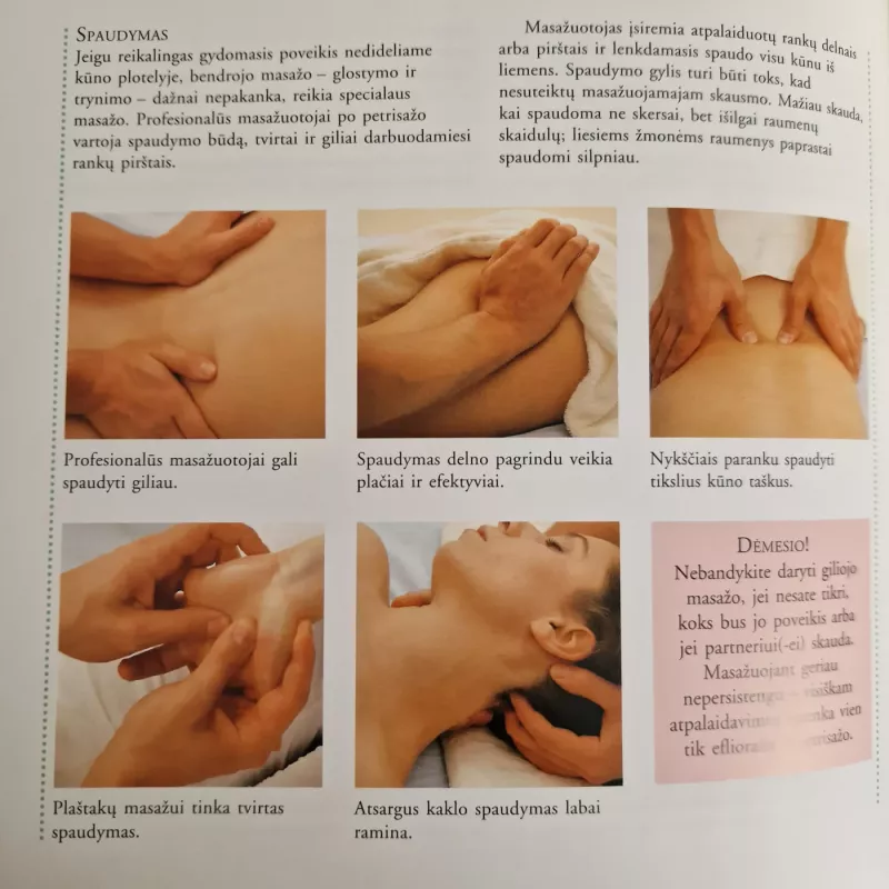 Greitasis masažas. Atsipalaidavimo būdai ir masažo pagrindai - Mark Evans, knyga 6