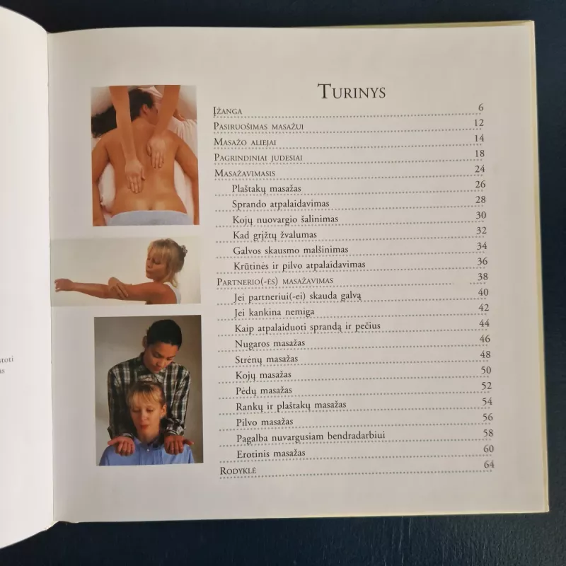 Greitasis masažas. Atsipalaidavimo būdai ir masažo pagrindai - Mark Evans, knyga 4