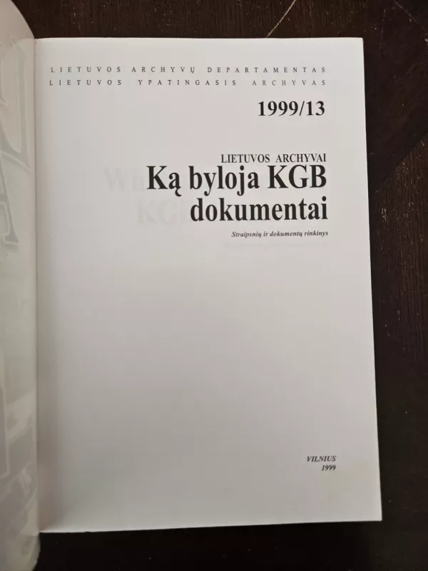 Lietuvos archyvai 13 - Autorių Kolektyvas, knyga 3