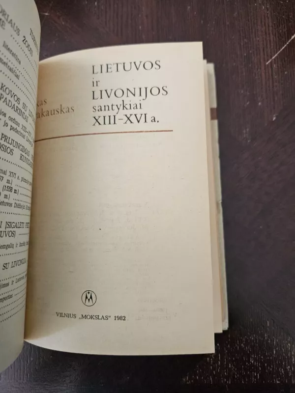 Lietuvos ir Livonijos santykiai XIII-XVI a. - Rokas Varakauskas, knyga 3