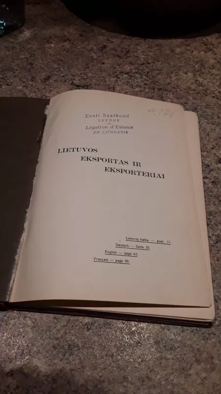 Lietuvos eksportas ir eksporteriai 1930 - D. Gruodis, knyga 3