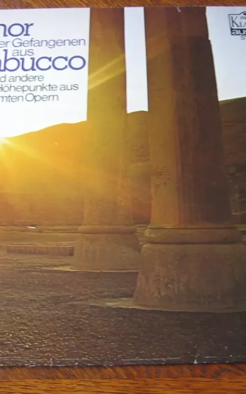 Chor der Gefangenen aus Nabucco - Giuseppe Verdi, plokštelė 2