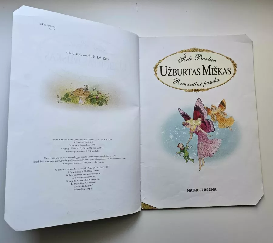 Užburtas miškas: romantinė pasaka - Širlė Barber, knyga 3