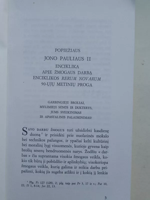 Popiežiaus Jono Pauliaus II enciklika apie žmogaus darbą - Autorių Kolektyvas, knyga 4