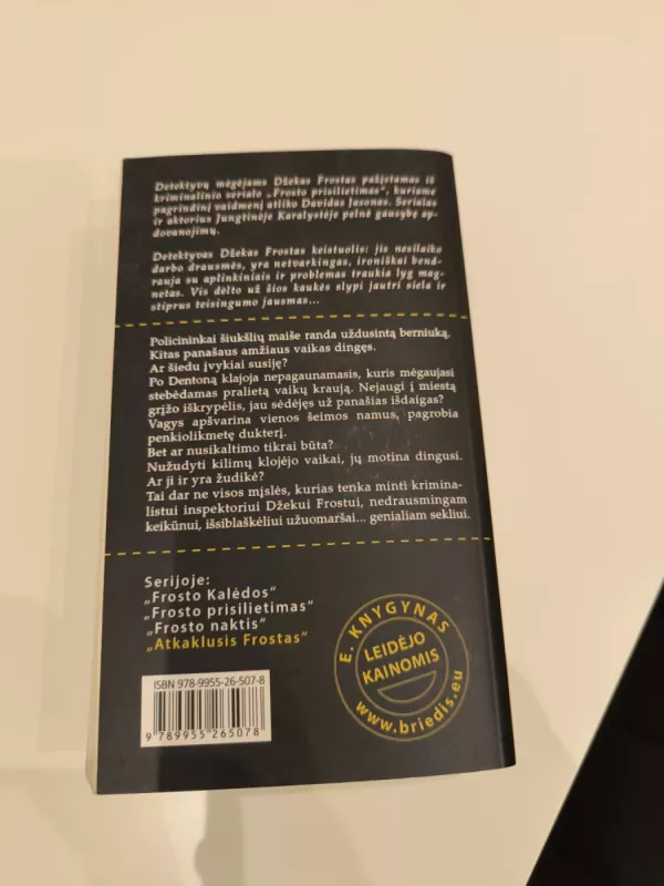 Atkaklusis Frostas - Rodney David Wingfield, knyga 3