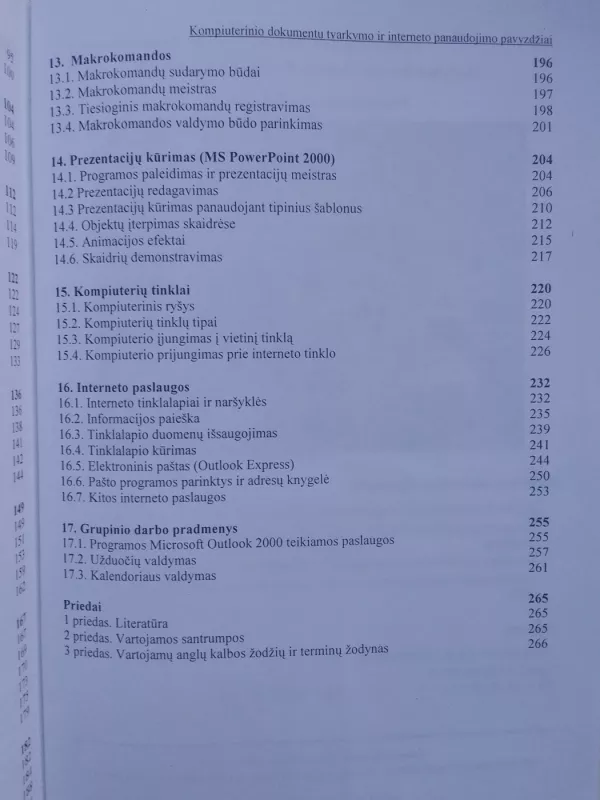 Kompiuterinio dokumentų tvarkymo ir interneto panaudojimo pavyzdžiai - Antanas Vidžiūnas, knyga 6