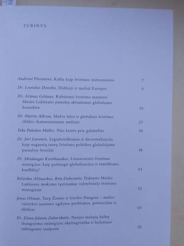 Negausių tautų likimai ir švietimas globaliame pasaulyje - Akvilė Rėklaitytė (redak.), knyga 4
