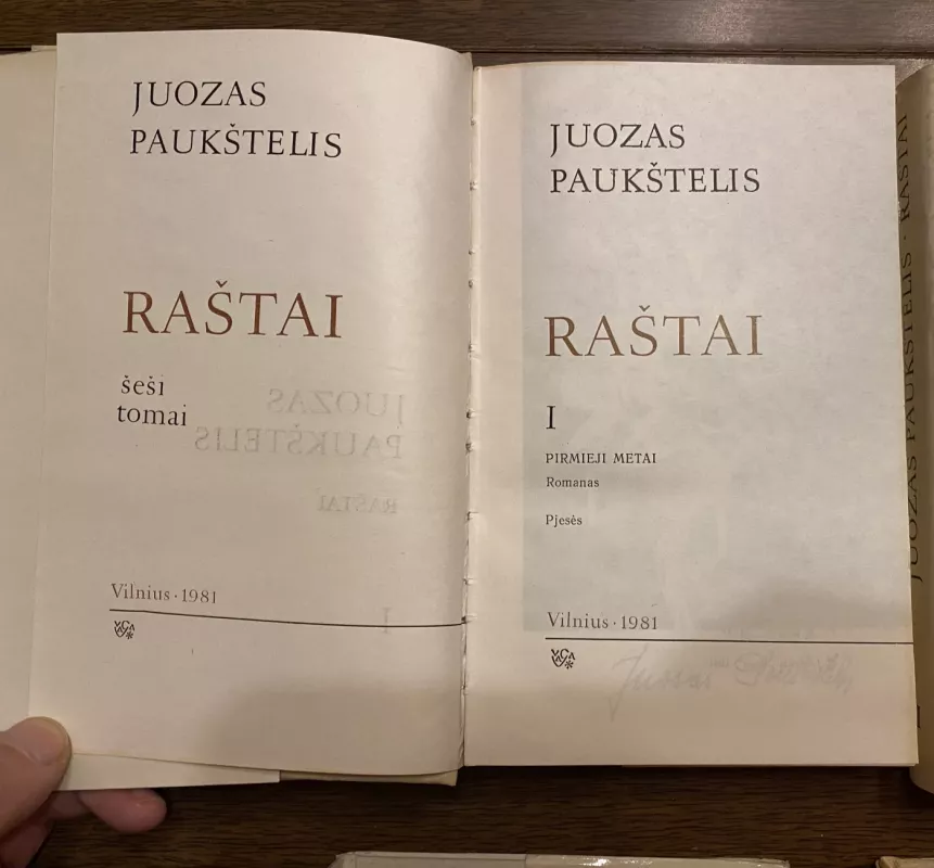 Raštai (6 tomai) - Juozas Paukštelis, knyga 5