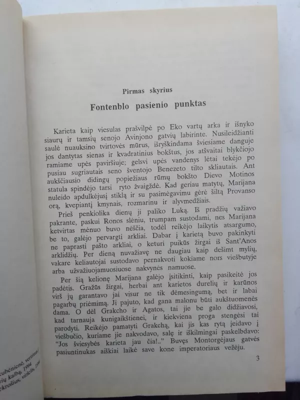Marijana (du tomai), Marijana d'Aselna (trys tomai) - Žiuljeta Benconi, knyga 5