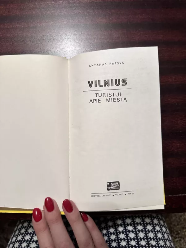 Vilnius. Turistui apie miestą - Antanas Papšys, knyga 3