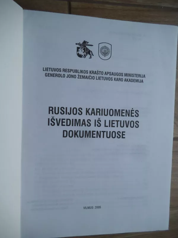 Rusijos kariuomenės išvedimas dokumentuose - Autorių Kolektyvas, knyga 3