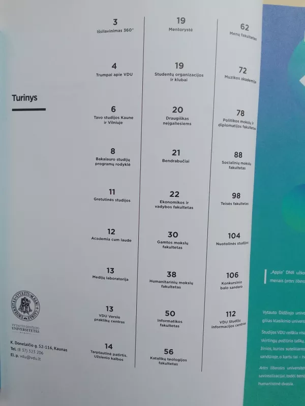 Bakalauro studijos VDU Kaune ir Vilniuje 2017 - Autorių Kolektyvas, knyga 4