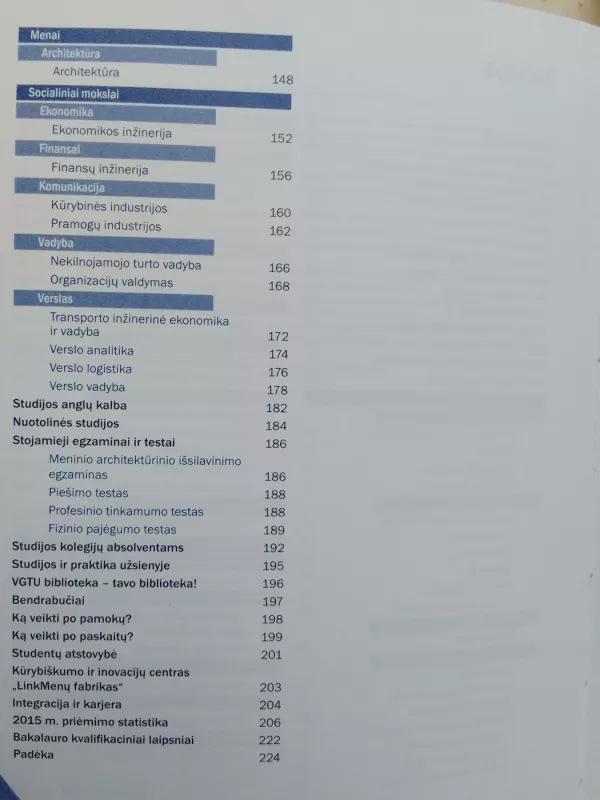 Bakalauro studijos VGTU - Autorių Kolektyvas, knyga 3