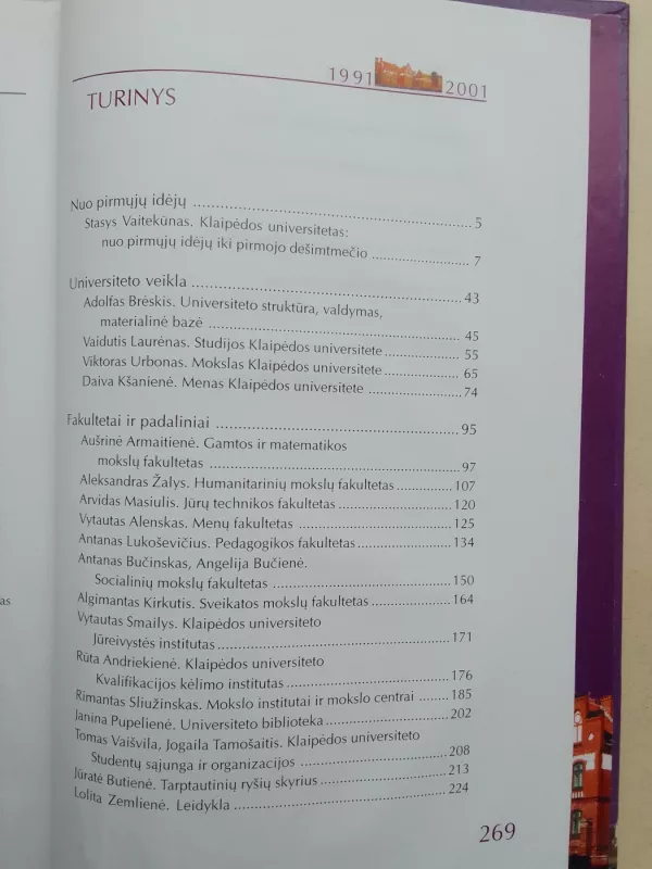 Klaipėdos universitetas (1991-2001). 10 metų - Danutė Petrauskaitė, knyga 3