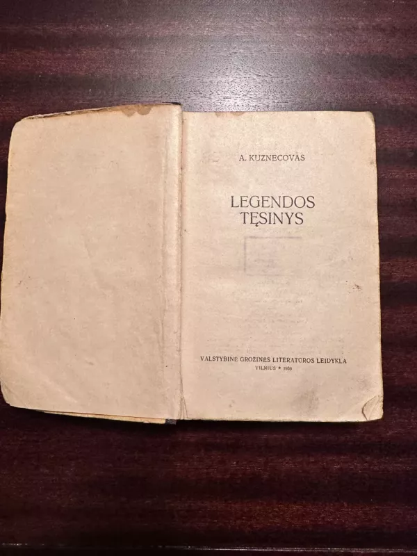 Legendos tęsinys - A. Kuznecovas, knyga 3