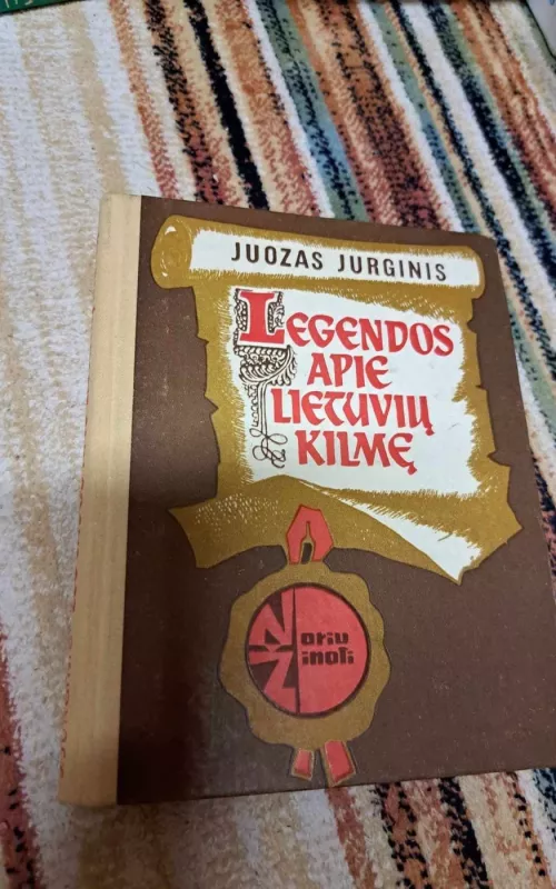 Legendos apie lietuvių kilmę - Juozas Jurginis, knyga