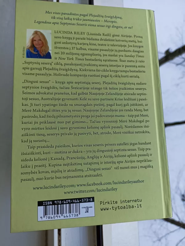 Dingusi sesuo: Meropės istorija - LUCINDA RILEY, knyga 4