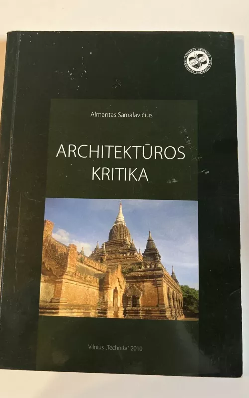 Architektūros kritika - Almantas Samalavičius, knyga 2
