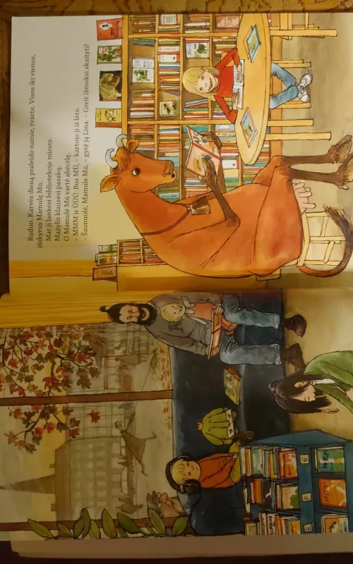 Mamulė Mū skaito - Jujja Wieslander, knyga 2