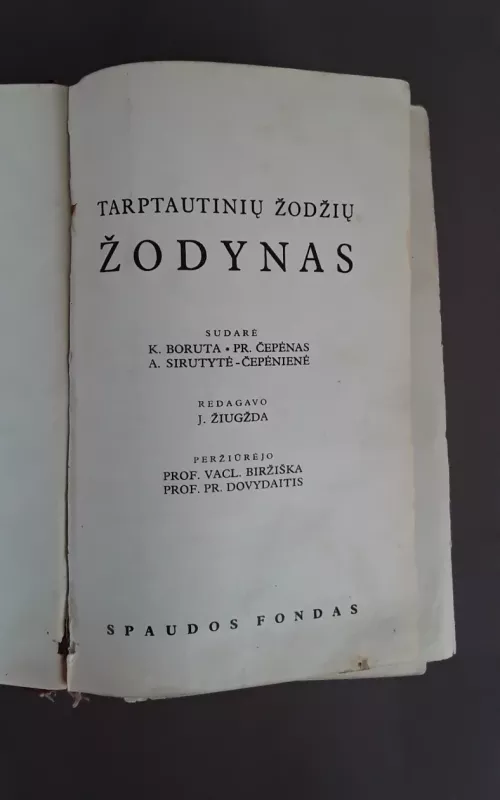 Tarptautinių žodžių žodynas - Autorių Kolektyvas, knyga 2