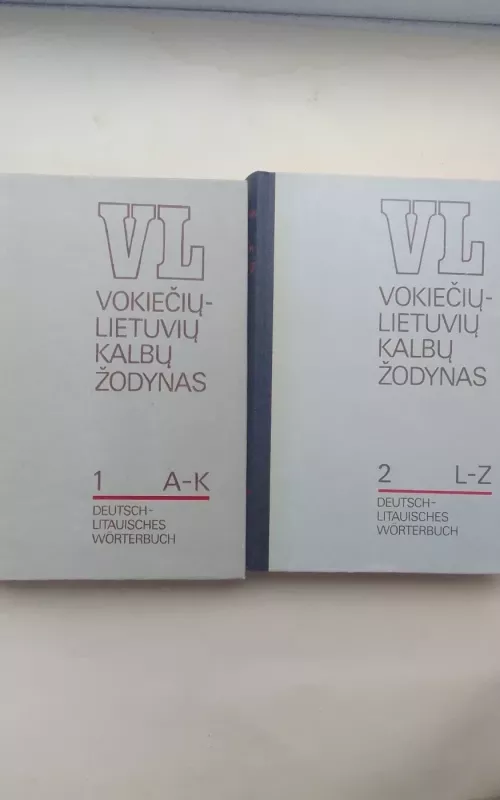 Vokiečių - lietuvių kalbų žodynas, 2 tomai - Juozas Križinauskas, knyga 2