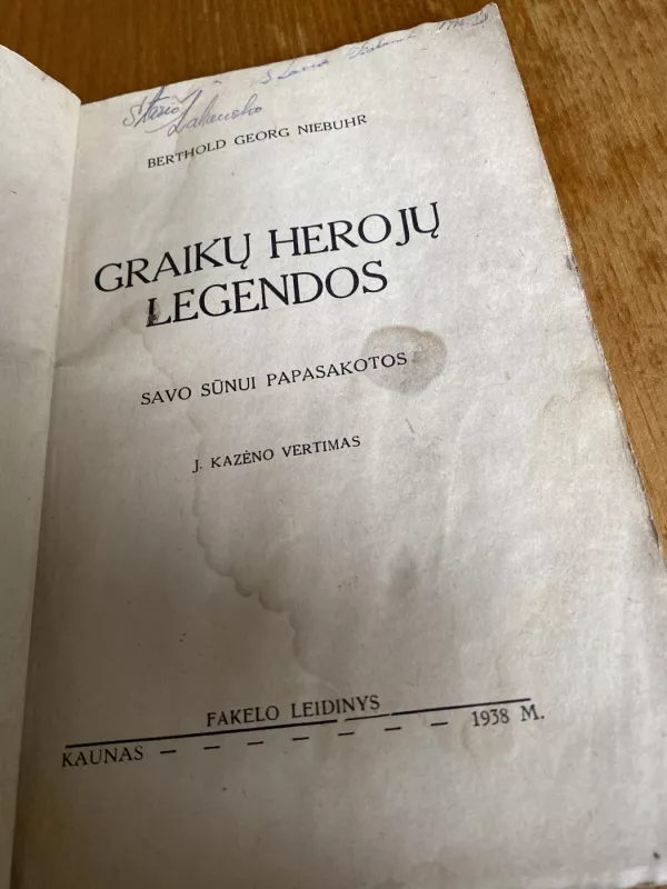 Graikų herojų legendos - Autorių Kolektyvas, knyga 3