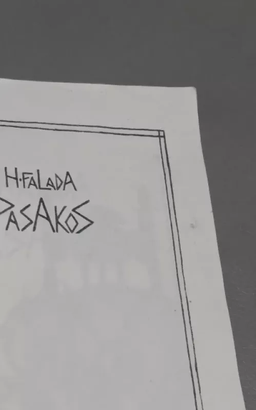 Pasakos - Hansas Falada, knyga