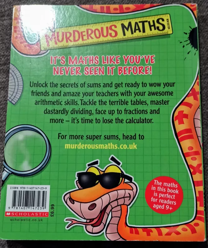 Murderous maths - Kjartan Poskitt, knyga 4