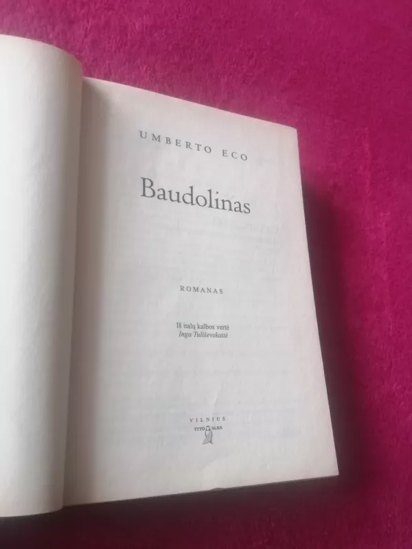 Baudolinas - Umberto Eco, knyga 3