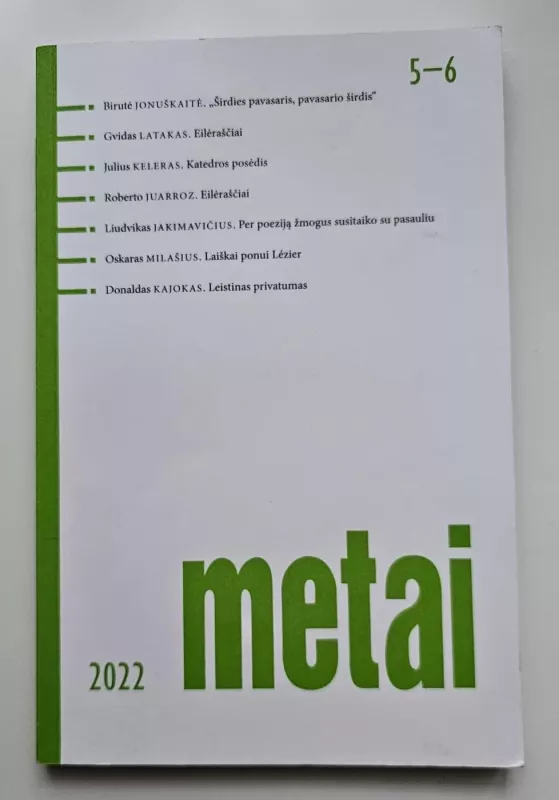 Metai 2022 m. Nr. 5–6 - Autorių Kolektyvas, knyga 3