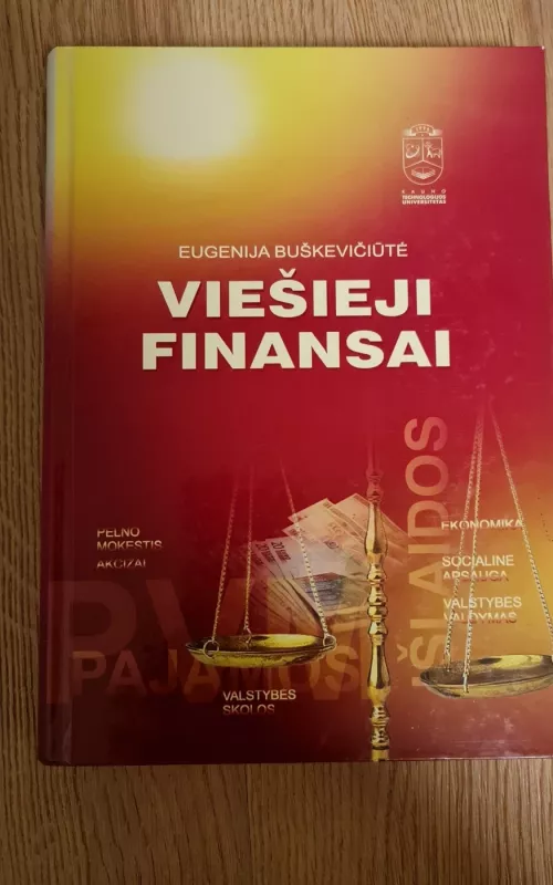 Viešieji finansai - Eugenija Buškevičiūtė, knyga