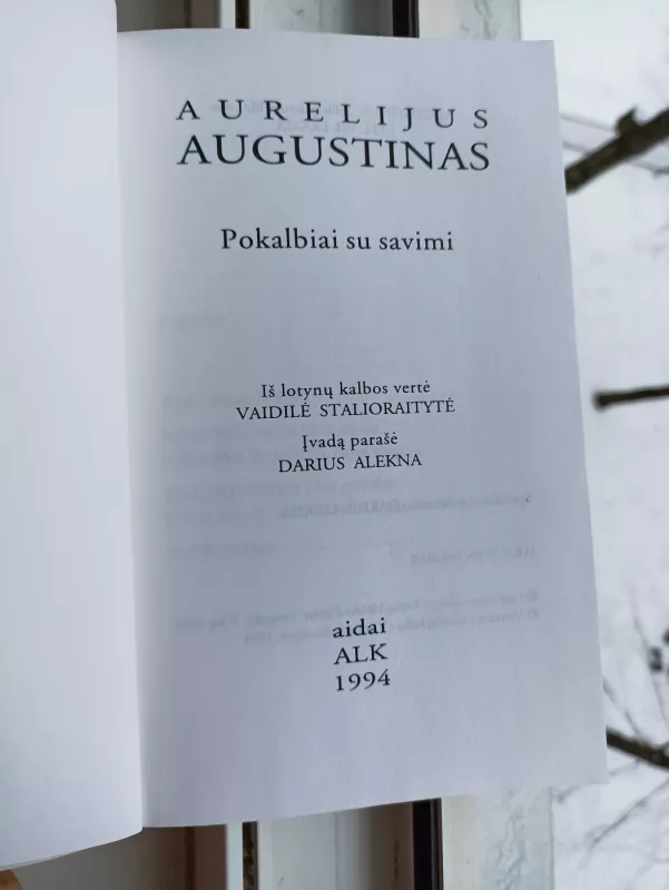 Pokalbiai su savimi - Aurelijus Augustinas, knyga 5