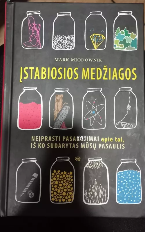 ĮSTABIOSIOS MEDŽIAGOS: neįprasti pasakojimai apie tai, iš ko sudarytas mūsų pasaulis - Mark Miodownik, knyga 2