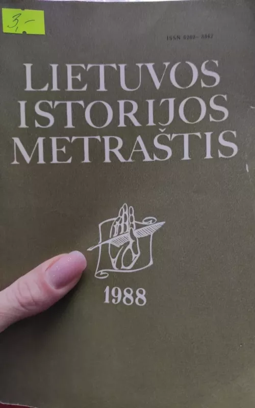 Lietuvos istorijos metraštis 1988 - Autorių Kolektyvas, knyga 2