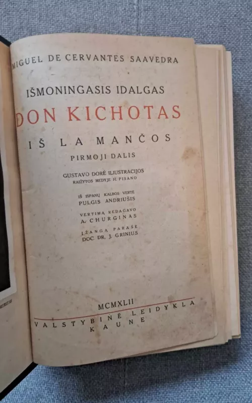 Išmoningasis Idalgas Don Kichotas iš La Mančos I ir II dalys - Miguel Cervantes, knyga 2
