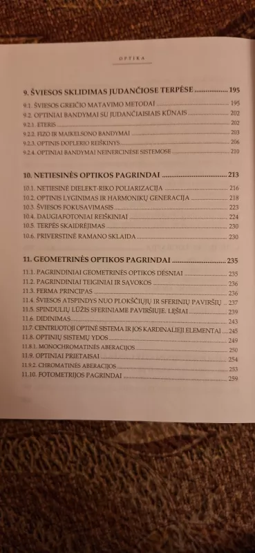 Optika - Vaidutis Antanas Šalna, knyga 6