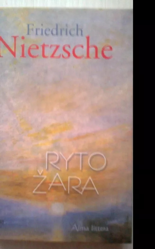 Ryto žara - Friedrich Nietzsche, knyga